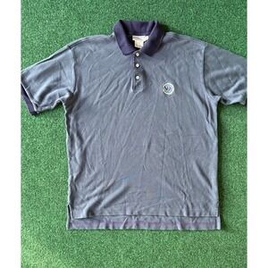 Wimbledon Millennium Championships Polo Shirt Mens XL Kent & Curwen Blue P24